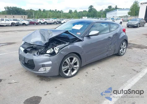 2016 Hyundai Veloster from USA, damaged, VIN KMHTC6AD1GU248362